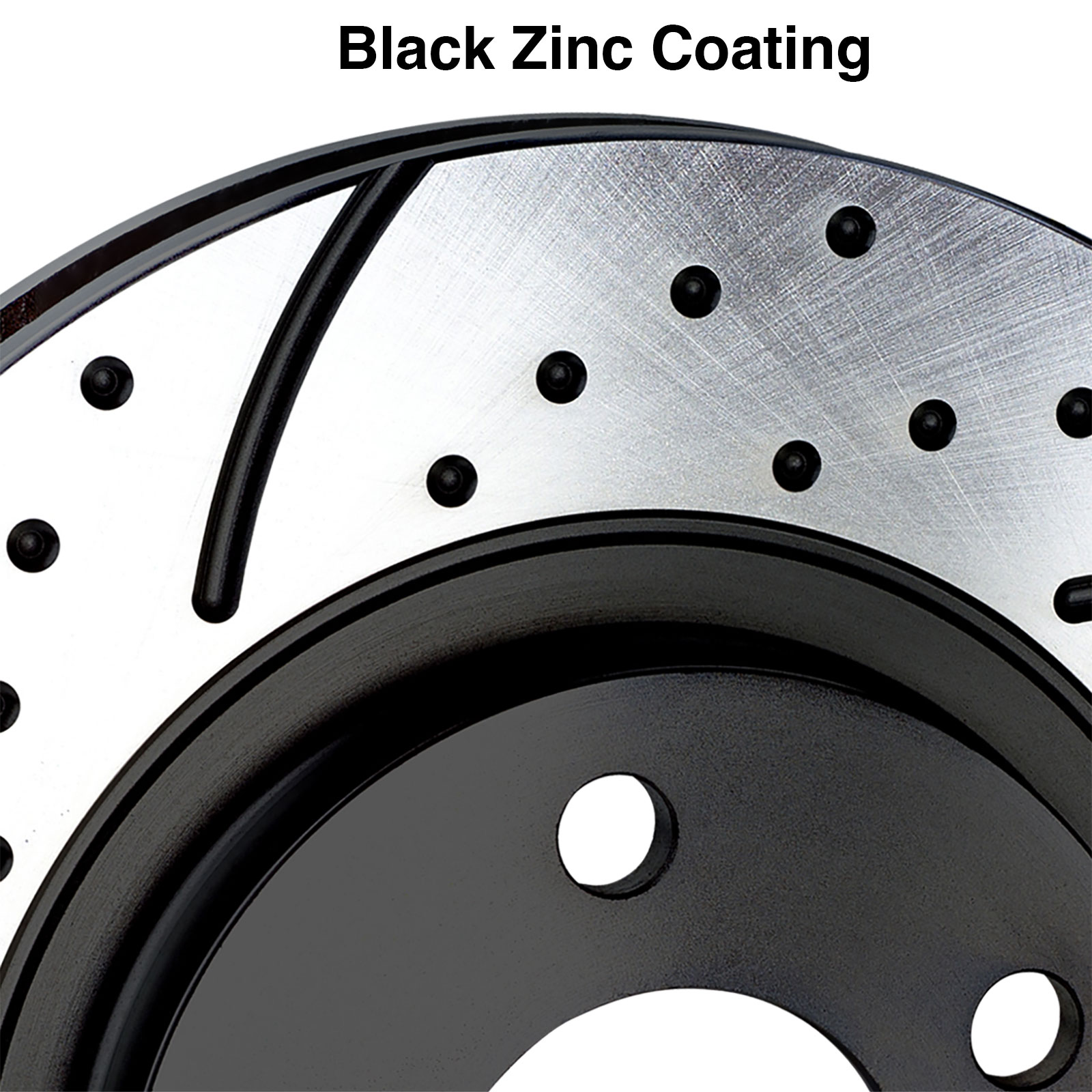 2023 Kia Forte Dimpled and Slotted Brake Rotors - Performance