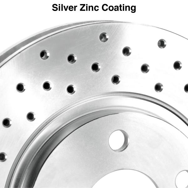 1993 Toyota Paseo Premium Cross Drilled Brake Rotors