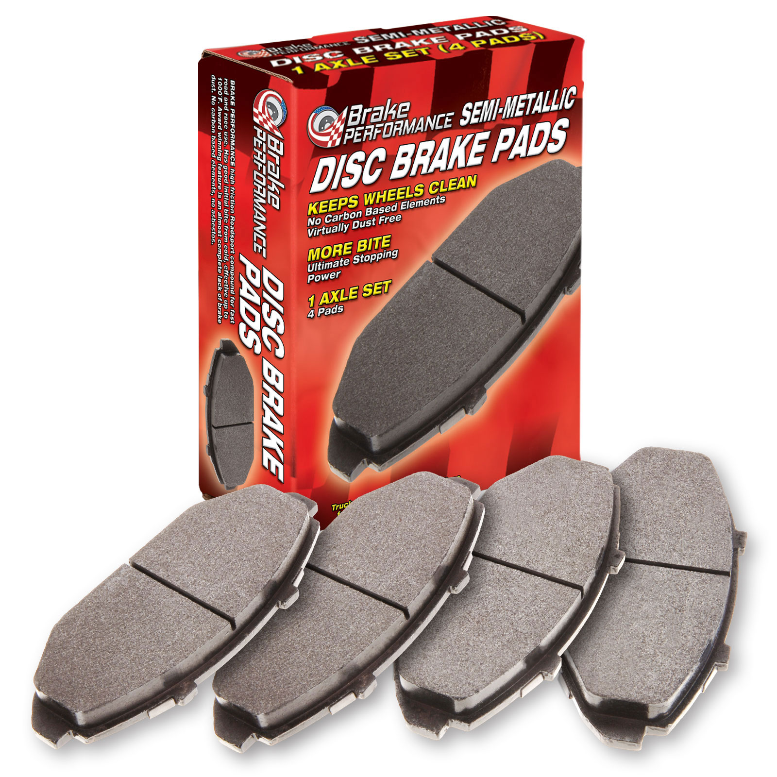 1993 Mazda Navajo Brake Pads - Premium Semi-Metallic Brake Pads