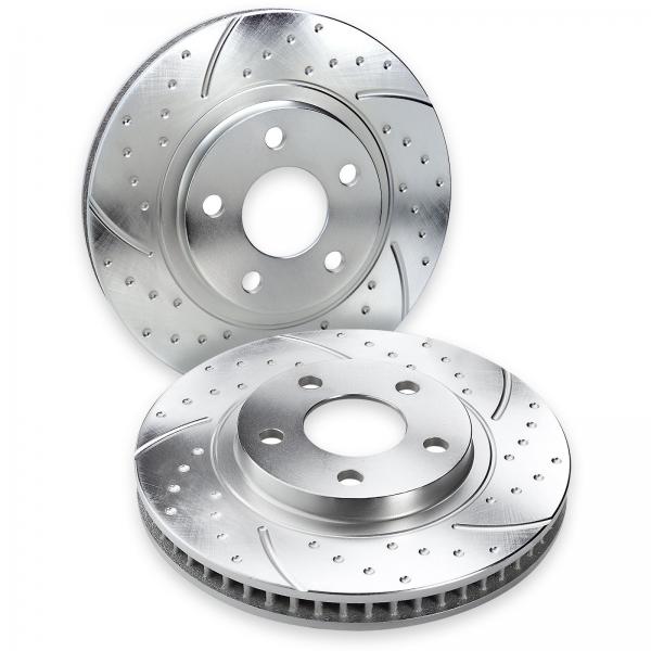 松86 2017 Toyota 86 Dimpled and Slotted Brake Rotors - Premium