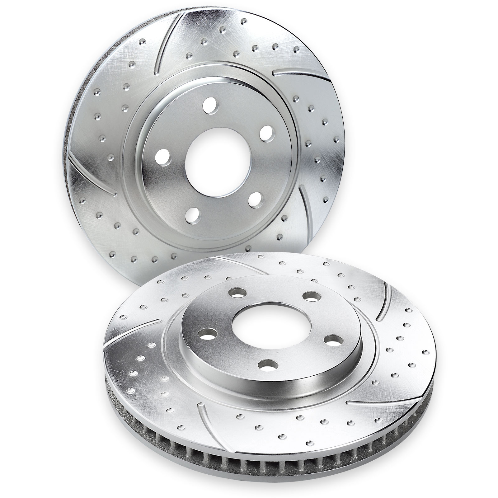 2023 Kia Forte Dimpled and Slotted Brake Rotors - Performance