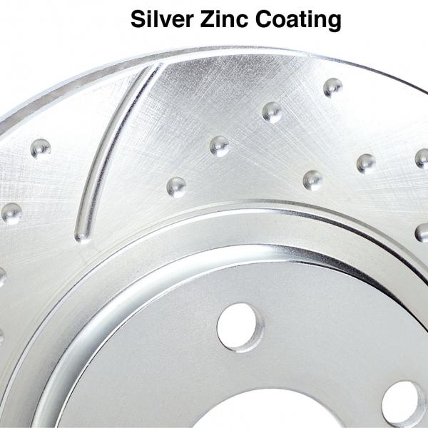 1996 Nissan 300ZX Dimpled & Slotted Brake Pad and Rotor Kit
