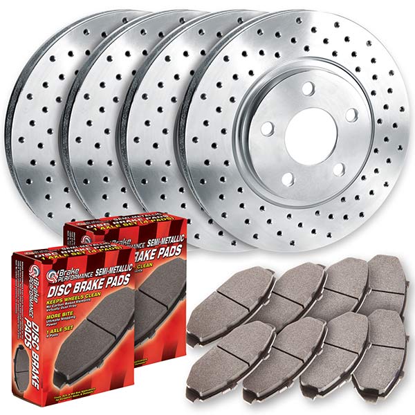 分割・２ 1991 Nissan 300ZX Premium Cross Drilled Brake Kit